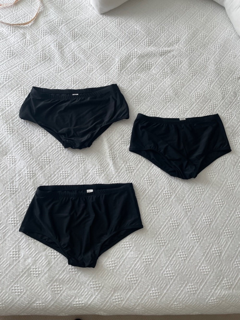🖤5/$25 🖤 3pc NEW swim bikini bottoms high waist size 12 set of 3